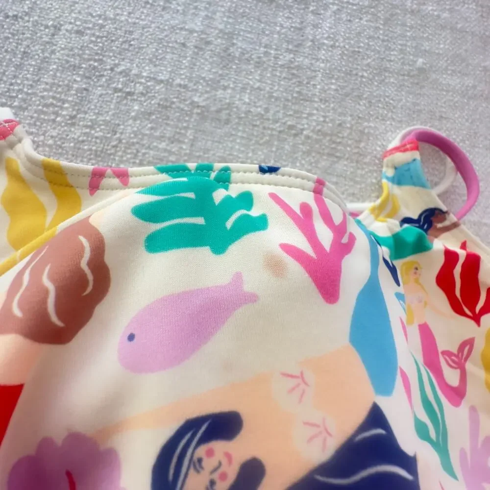 Mini Boden Mermaid Swim Tank GUC 11/12